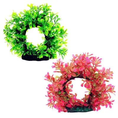 Aquarium Simulation Aquatic Flower Aquarium Landscaping Decoration Decorative Plant Sets Shenmu Accessories Arch Tree