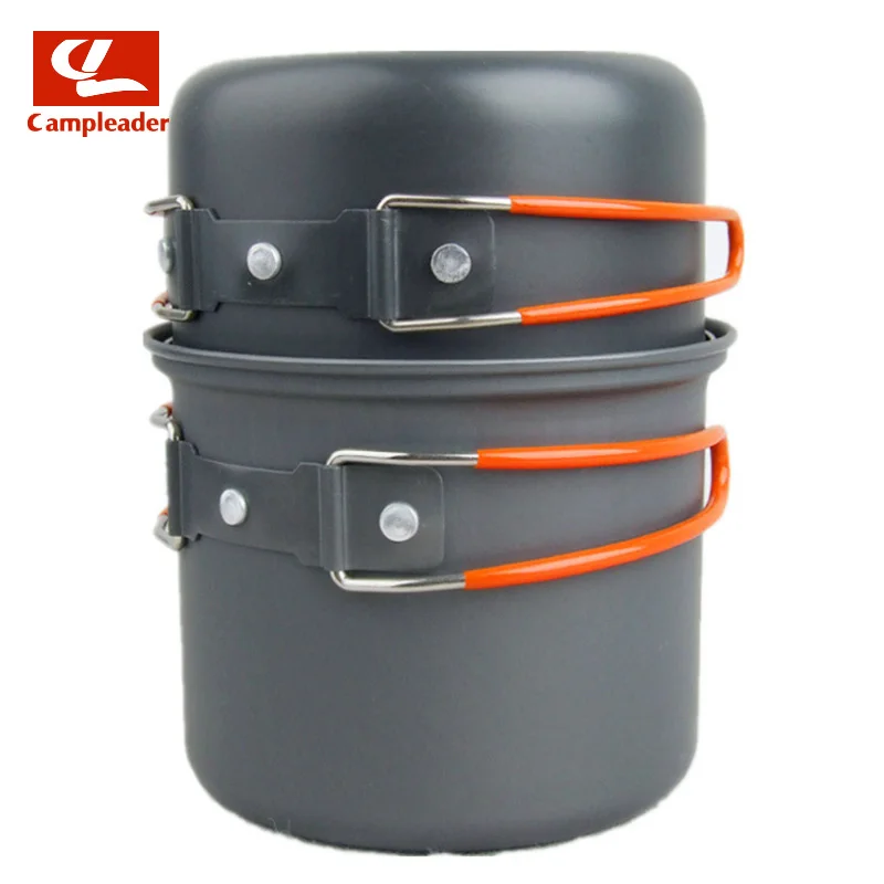 Campleader Camping vajilla 1-2 Persona utensilios Camping viaje vajilla juego de Picnic senderismo utensilios de cocina cubiertos CL005