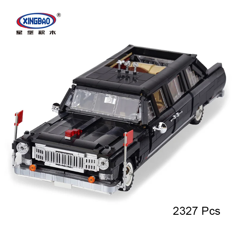 

XingBao 03003 Block Genuine Creative MOC Technic Series The HongQi Master Car Set Building Blocks Bricks Toys Model 2327 Pcs