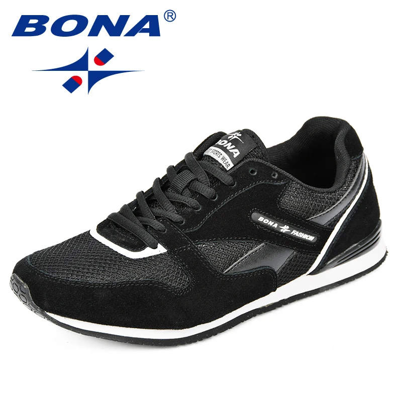 

BONA 2018 New Breathable Men and Women Sneakers Unisex Outdoor Sports Running Shoes Gym Hard-Wearing Femme Athletic Shoes