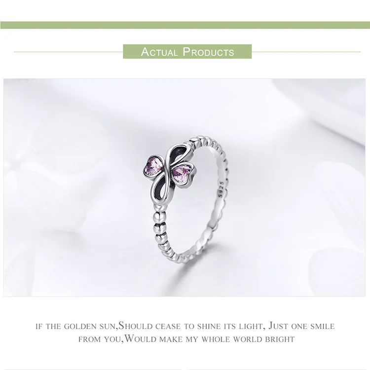 WOSTU, лидер продаж, 925 пробы Серебряное кольцо Our Forever Infinity Love для женщин, оригинальные свадебные кольца, ювелирное изделие, подарок для любимой CQR357
