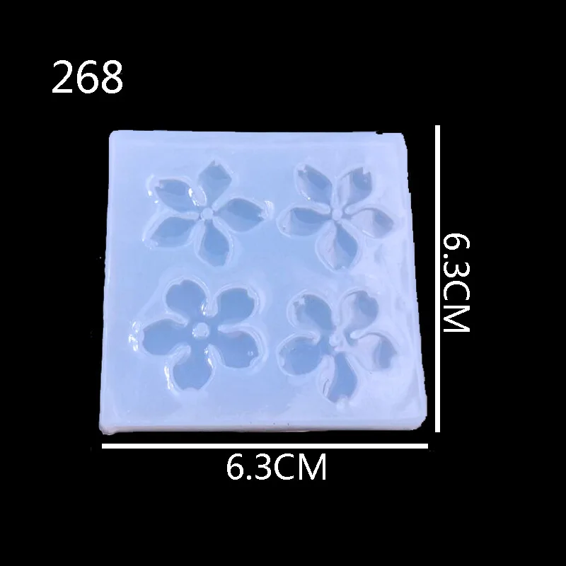 1 шт. Сакура Подвеска для изготовления «сделай сам» прозрачный УФ из эпоксидной смолы силиконовые комбинированные формы для DIY изготовления ювелирных изделий