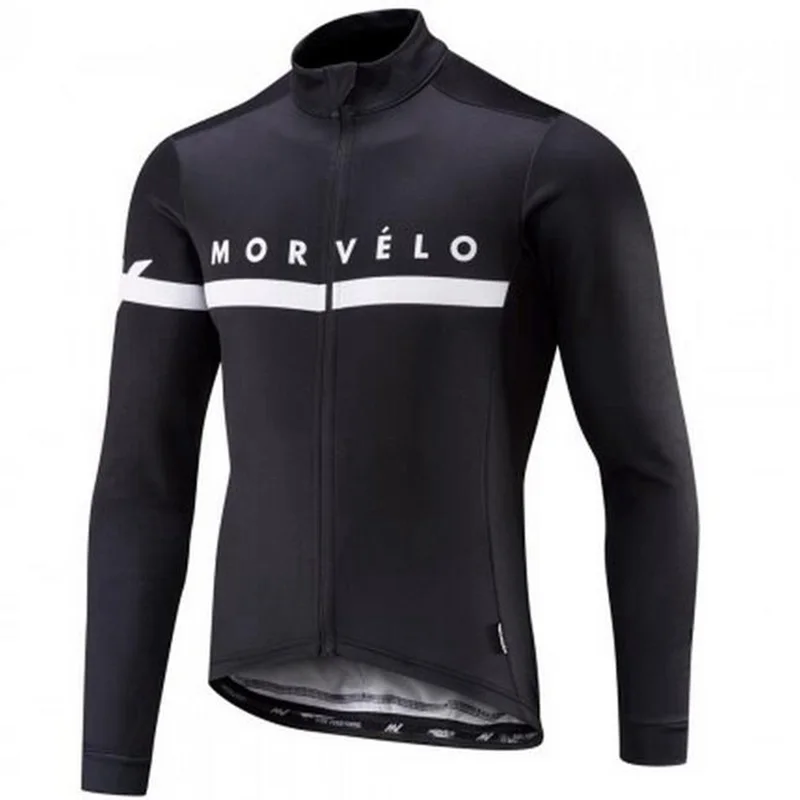 Весна/Осень Morvelo Велоспорт Джерси с длинным рукавом мужская Велоспорт Джерси велосипед одежда Ropa Ciclismo - Цвет: 015