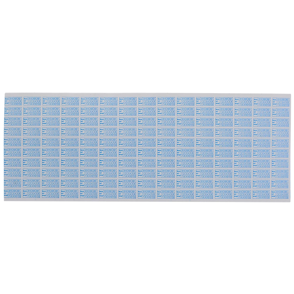 600pcs/4 Sheets Blue Warranty Void Labels Removed Sticker 2019 - 2021 Year If Damaged Protection Security Label Sticker Seal