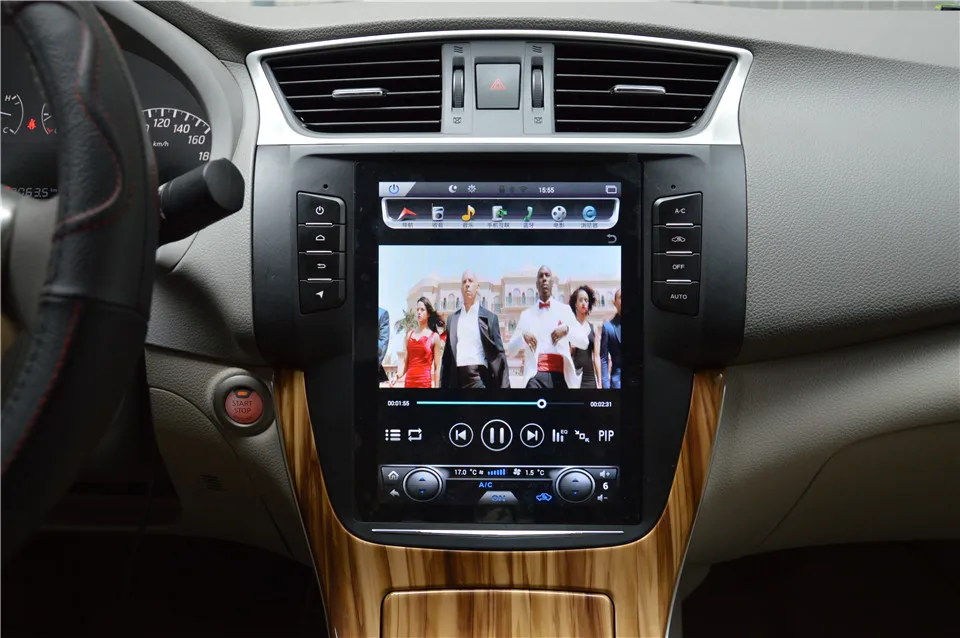 Perfect KiriNavi Vertical Screen Tesla Style 10.4 Inch Android 6.0 Car Radio For Nissan Sylphy GPS Navigation Systems Bluetooth WIFI 4G 5