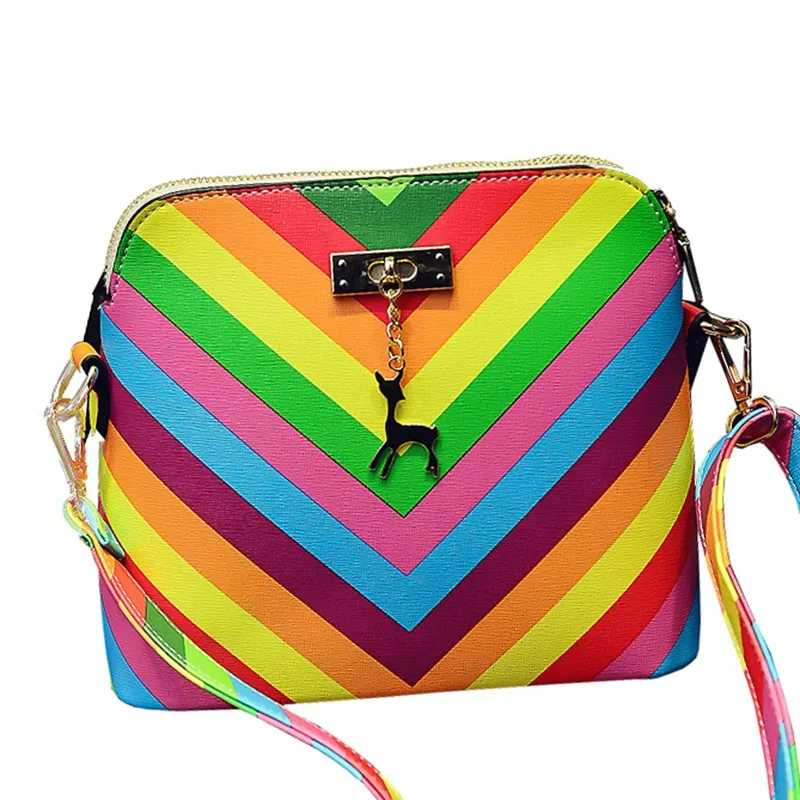 2017 Rainbow shell font b bag b font summer beach font b Famous b font font