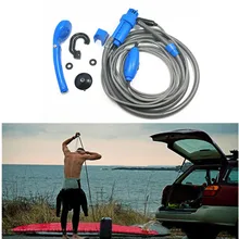 Портативная автомобильная мойка DC 12 В походная душевая Автомобильная душевая мойка набор Электрический насос с распылителем для наружного кемпинга путешествия для домашних животных