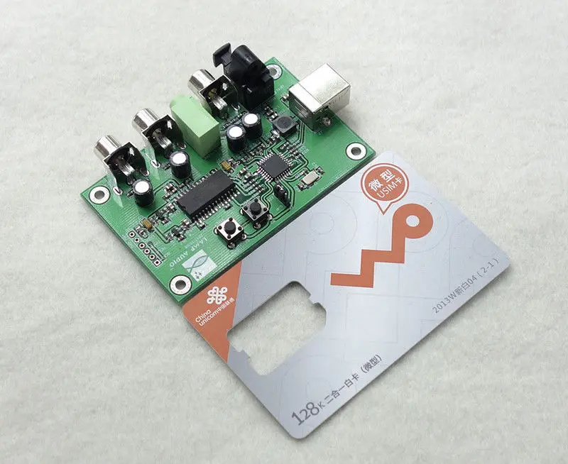 USB к I2S IIS оптоволоконный коаксиальный выход S/PDIF Hi Fi DAC декодер OTG внешняя звуковая