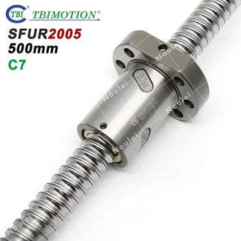 

TBI 2005 Ball Screws set and Nut SFU2005 C7 Rolled CNC 500mm