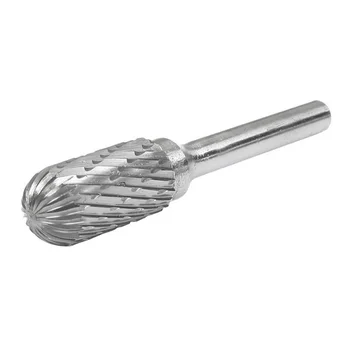 

12mmx25mm Double Cut Cylindrical Alloy Bur Rotary File Bit