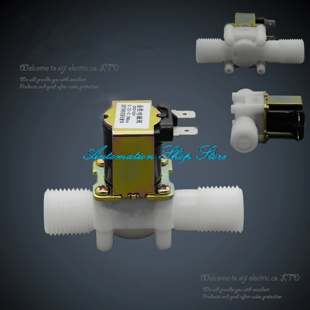 

1/2" Plastic solenoid valve 12V 24V 220V,Water valve NO/NC Inlet Water valve /Drain Water valve