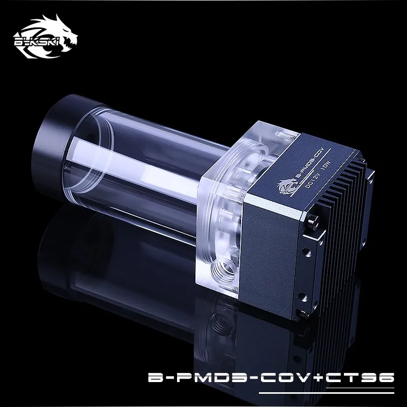 Bykski B-PMD3-COV+ CT96 ШИМ водяное охлаждение 15 Вт 600л/ч DDC насос Наборы резервуар для воды комбинированные варианты нескольких цветов - Цвет лезвия: Gray Color