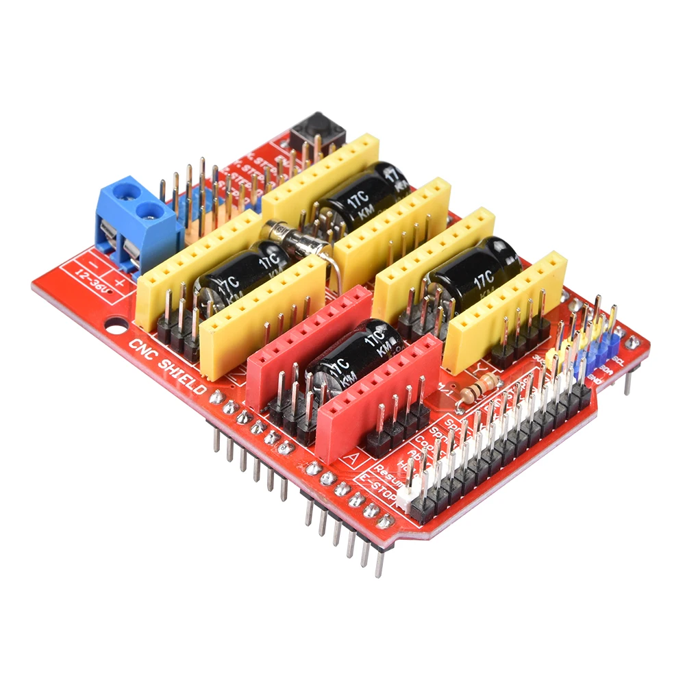 Щит с ЧПУ Плата расширения V3.0+ UNO R3 доска с USB для Arduino+ 4 шт. Шаговые двигатели Драйвер A4988 с радиатор с ЧПУ щит наборы