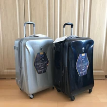 Экспорт Винтаж Кожаный Дорожный чемодан на колесиках для багажа PC молнии рамка с TSA замок чемодан на колесиках с усиленным корпусом чемодан на колесах