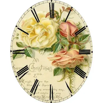 

Diamond embroidered wall clock decorated with diy 5d diamond painting cross stitch handmade hobby mosaic art kit