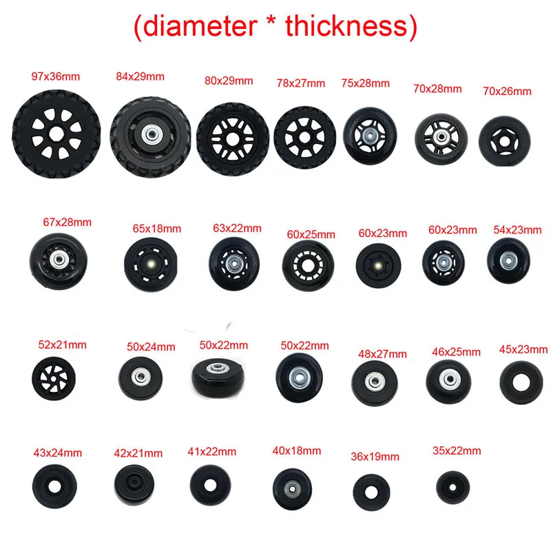 1 шт. запасные части для чемодана 360 дюйма|suitcase wheels repair|wheels for suitcasessuitcase |