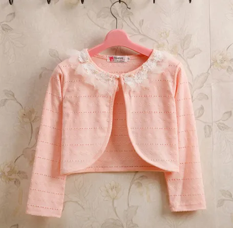 2016 New Clothing for Baby Girls Knitted jackets Fashion Kids Clothing Wear Cardigan Coats Summer Cloak Air-conditioned t shirts