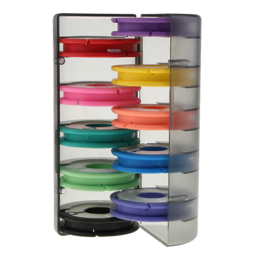 10 Pieces Multi-function Fishing Tackle Box Float Fishing Line Bobbins Storage Spool  Tool Kits Fishing Accessories