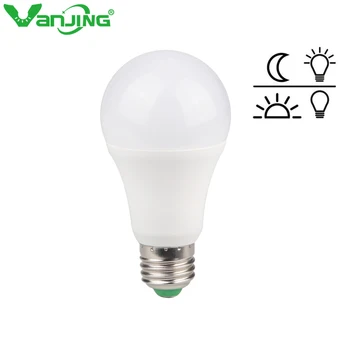 

Smart Sensor LED Bulb Automatic on/off Dust to Dawn 7W E27 LED Sensor Lighting Lamp for Porch Hallway Courtyard Garage