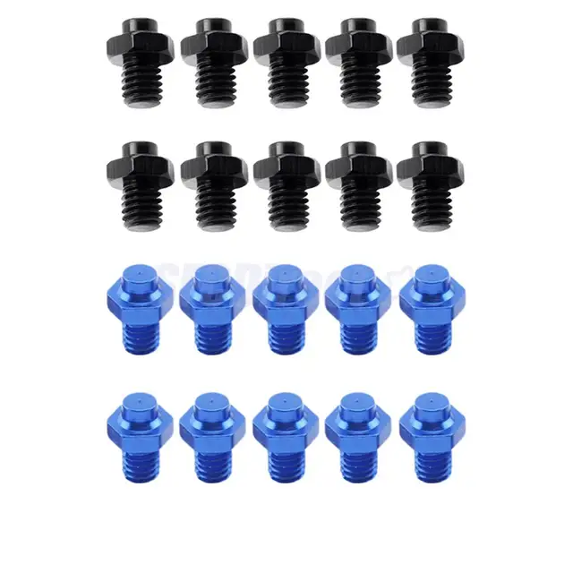 20pcs Aluminum Alloy Bike Pedal Bolts Screws Anti Slip Bicycle Mountain