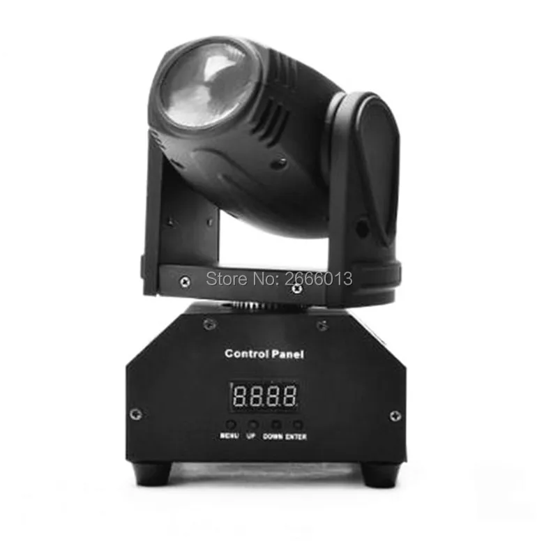 مصغرة LED 10 W بقعة شعاع تتحرك رئيس ضوء RGBW 4IN1 DMX512 LED أضواء للمسرح مصطربة للترفيه المنزلي المهنية المرحلة