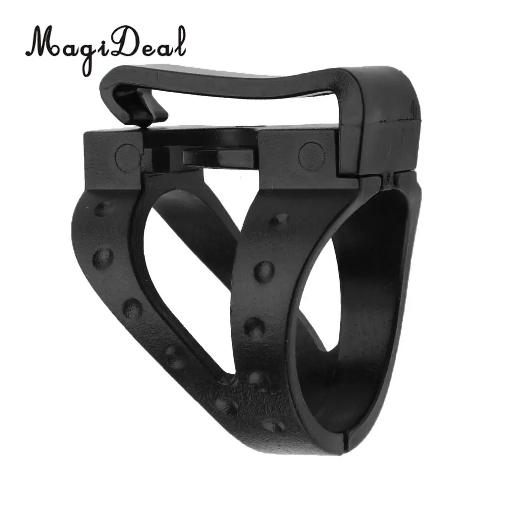 2Pcs Universal Flexible Scuba Diving Snorkeling Snorkel Mask Keeper Retainer - Plastic Clip Design & Silicone Dual Loop Style