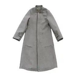 Китайский стиль 2019 осень и зима Новое Женское шерстяное пальто оригинальная ручная Пряжка шерстяное пальто