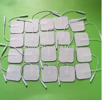 

10pcs/lot Square Tens Massager Electrode Pads Reusable Self Adhesive Pads 4CMx4CM for Tens Machine