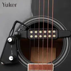 12 отверстие Акустическая гитара Звук Пикап тюнер магнитный датчик Высокое качество