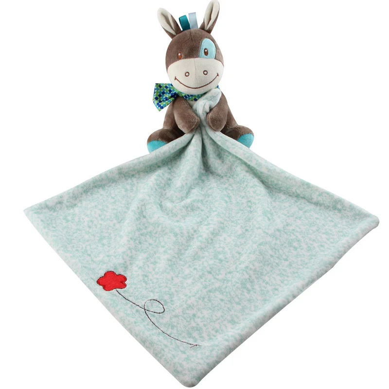 Плюшевое детское одеяло Безопасности s мягкое детское стеганое одеяло погремушка новорожденное обучающее одеяло с куклой Повтор сон детские игрушки 0-12 месяцев