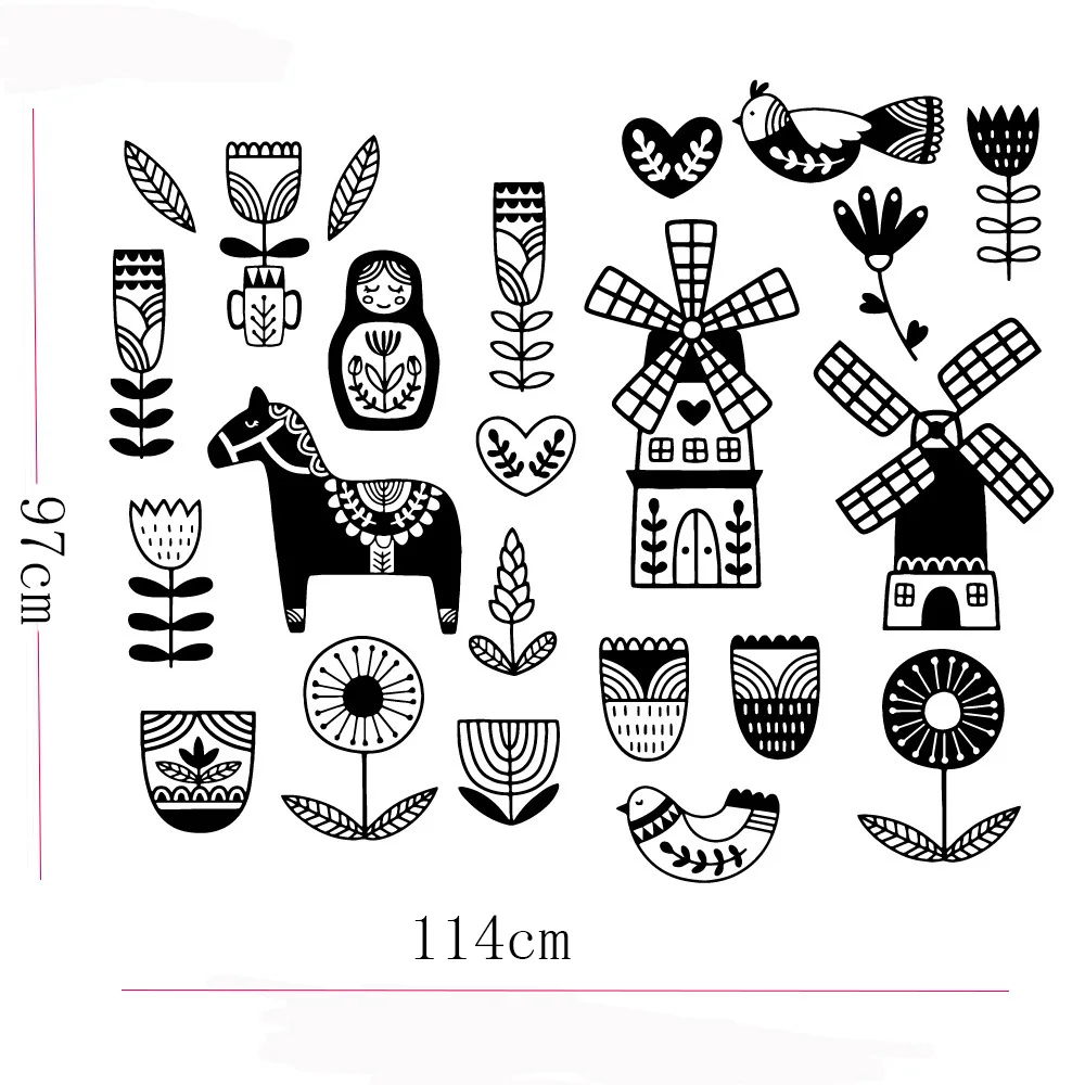 21 قطعة/مجموعة الشمال نمط جدار ملصقا القبلية الحيوانات النباتية لل بابيس غرف الديكور صائق الحائط الاطفال بنين ديكور غرفة نوم G660 21 قطعة/مجموعة الشمال نمط جدار ملصقا القبلية الحيوانات النباتية لل بابيس غرف الديكور صائق الحائط الاطفال بنين ديكور غرفة نوم G660