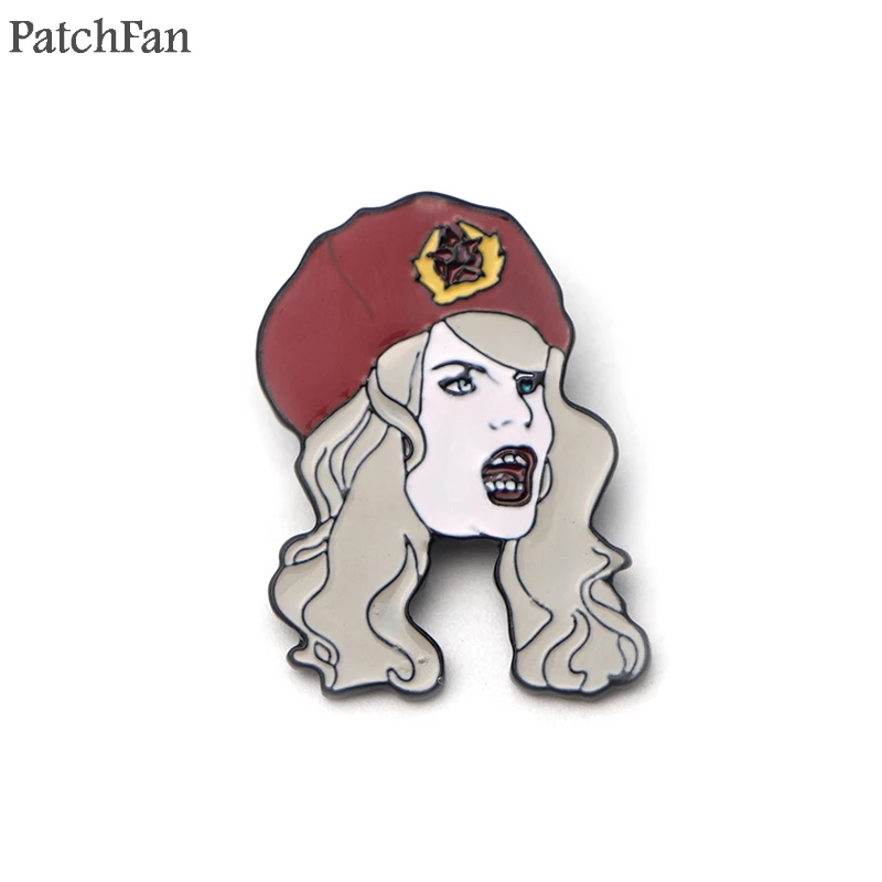 

A0659 Patchfan Katya Zamolodchikova Zinc Pride Brooches Pins for clothes metal Badges Gift Jewelry para bag shirt backpack