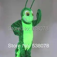 Зеленый костюм талисмана Насекомого для взрослых Размер для вечеринки Mascotte наряд подходит костюм кунг-фу панды EMS отправка SW938