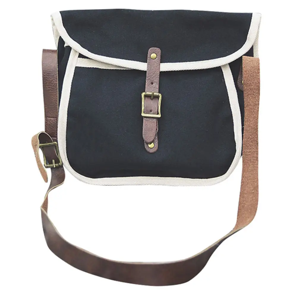 

Couple Canvas Shoulder Diagonal Clamshell Backpack Out Travel Storage Small Objects