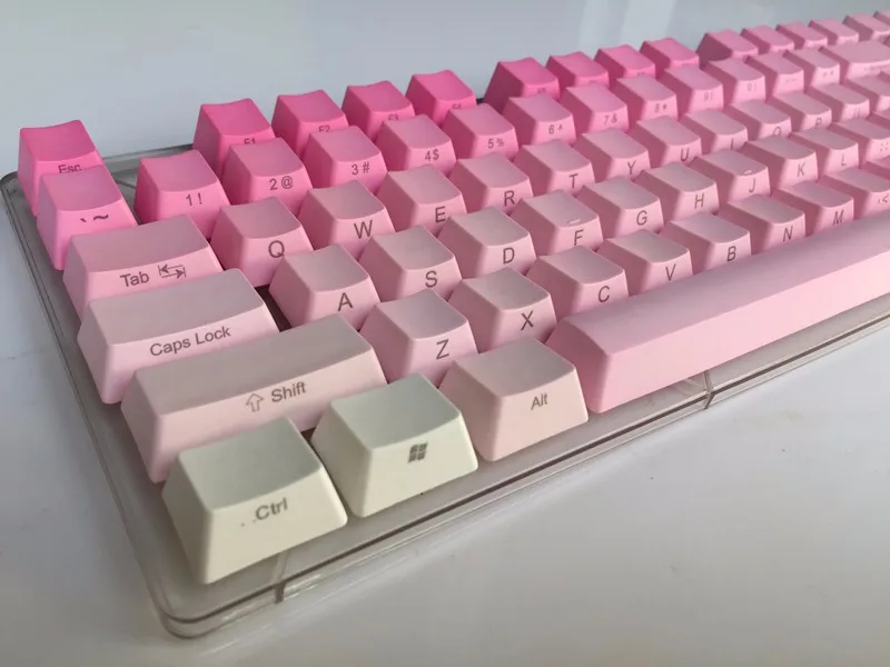 Боковая печать 104 ключ ANSI раскладка Радуга толстый PBT Keycap для OEM Cherry MX переключатели Механическая игровая клавиатура