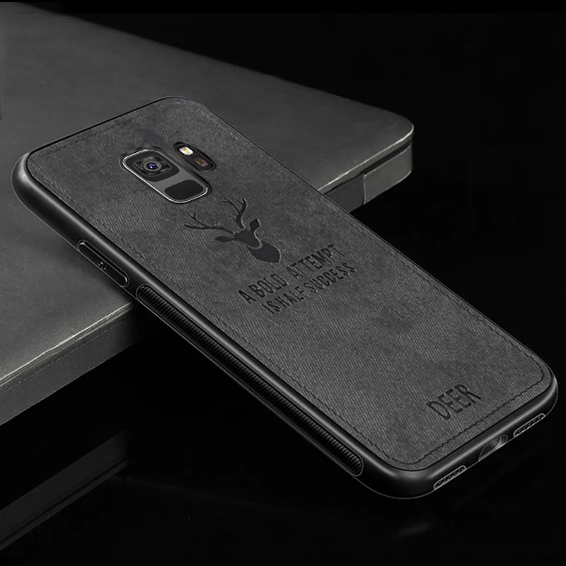 Чехол MAKAVO для Samsung Galaxy A8 2018 тканевая текстура мягкий чехол телефона Plus A9 A6 чехлы