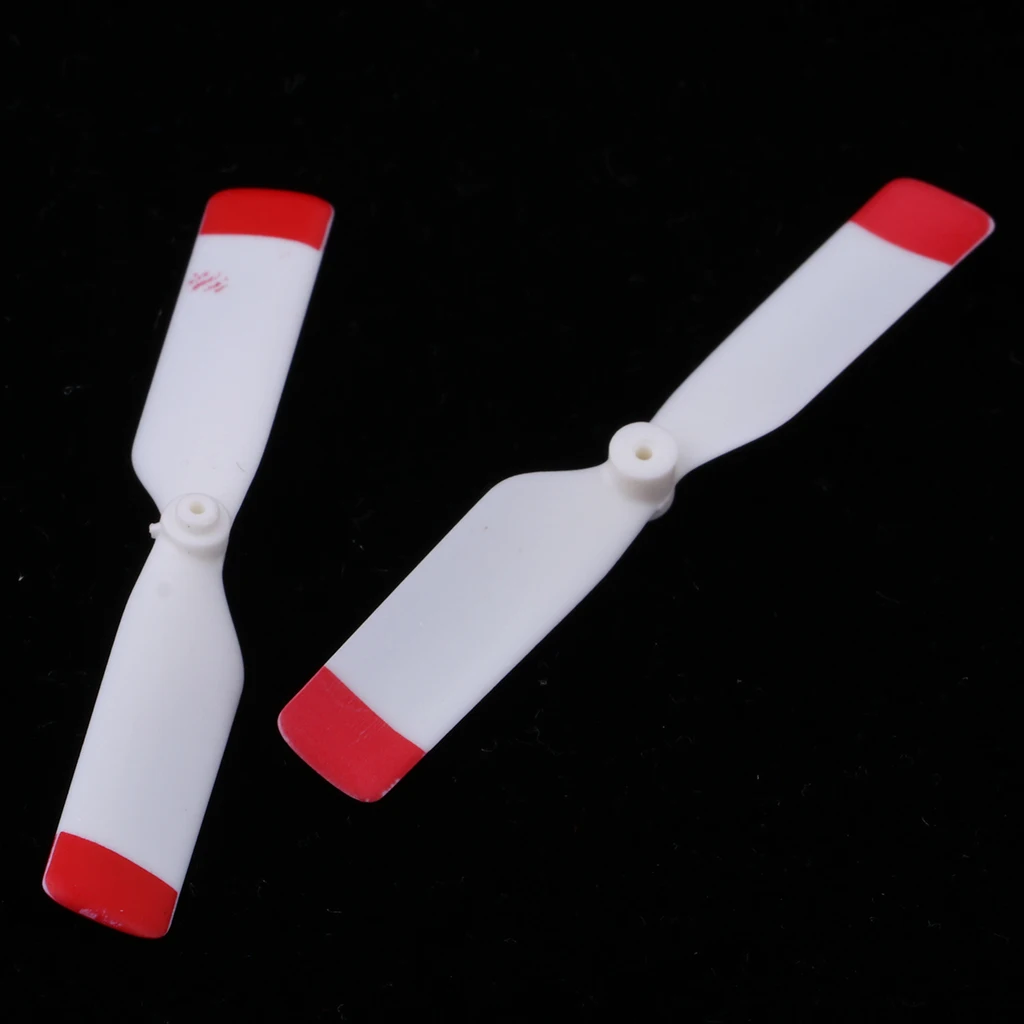 2Pcs Plastic Tail Rotor Blade Replacement Propeller for WLtoys XK K123 RC Helicopter Spare Parts