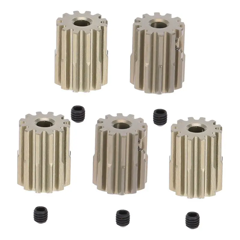 5Pcs 32DP 3.175mm 12T Pinion Motor Gear for 1/10 RC Car Brushed