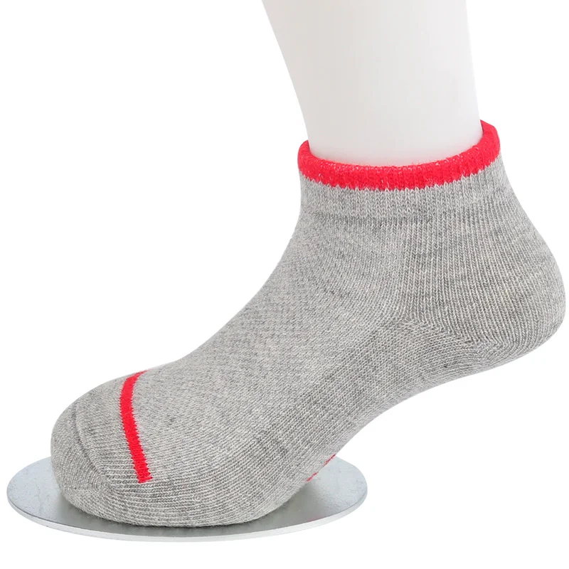 5 PairsLot Solid Boys Socks Cotton Kids Socks For Boys Breathable Thin Boys Socks With Striped Summer Children Clothing 3-12 Y (17)