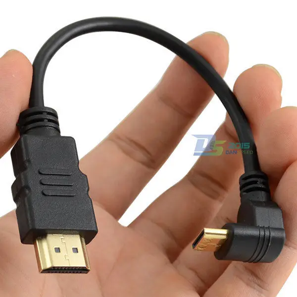 DANSPEED 1080P HDMI A F/M для вверх вниз прямоугольный к Mini HDMI Мужской кабель V1.4 ТВ кабель для 1080P HD tv