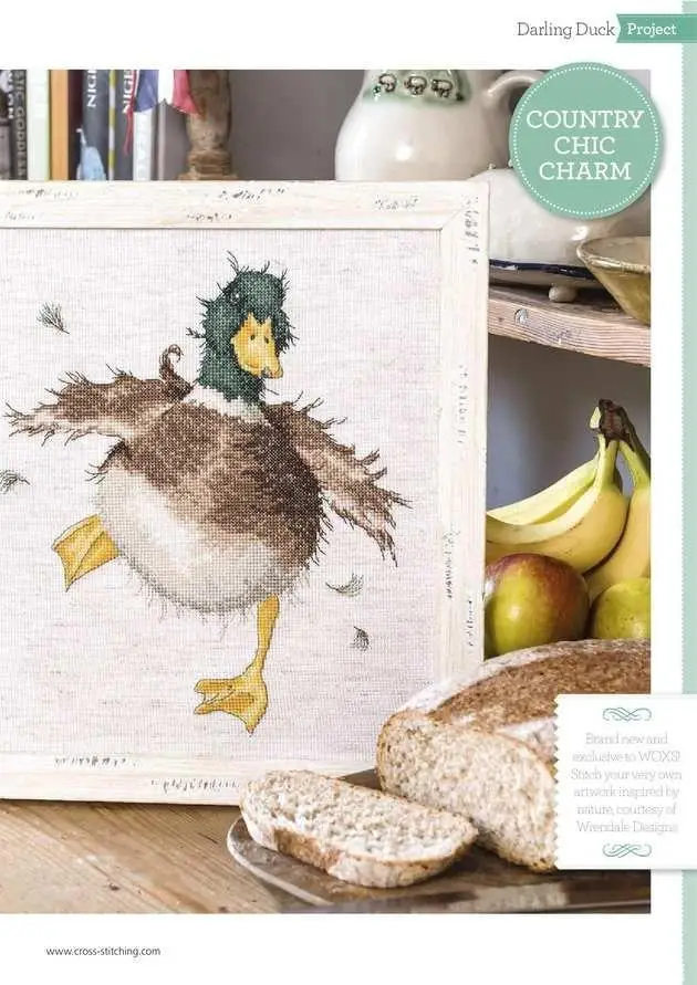 

Gold Collection Chic Counted Cross Stitch Kit Duck Pet Animal Swan