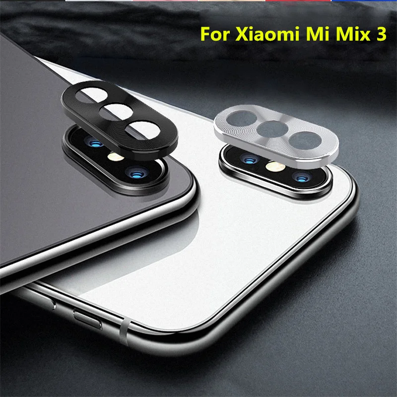 

Luxury Plating Metal Camera Glass Lens Cover For Xiaomi Mi Mix 3 Camera Lens Protector Ring Cover Case For Xiaomi Mi Mix 3