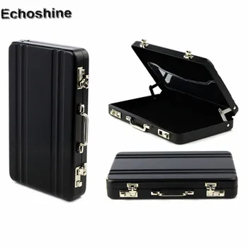 

2016 high quality New Metal Mini Suitcase Business Bank Card Name Card Holder Case Box a girl gift wholesale A0000
