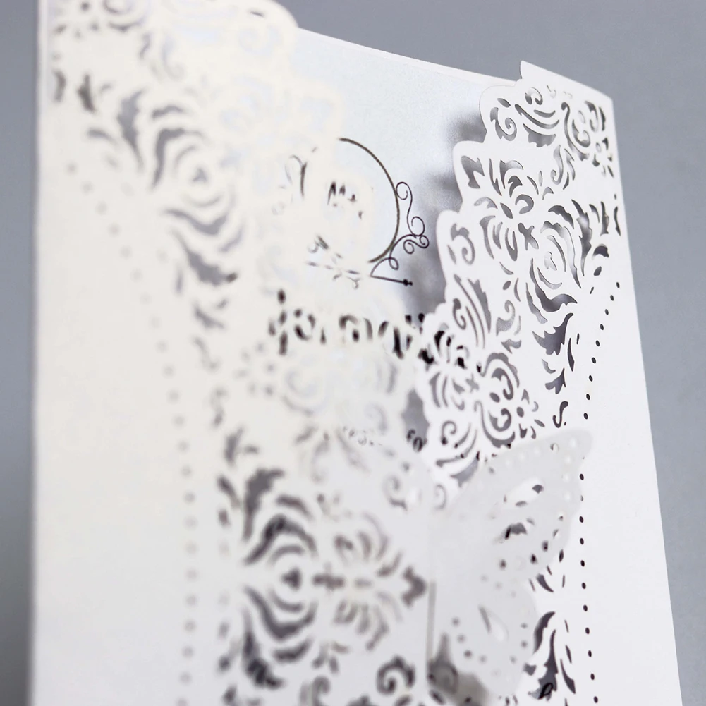 10 шт Пригласительные открытки изысканный узор набор приглашений на свадьбу День рождения