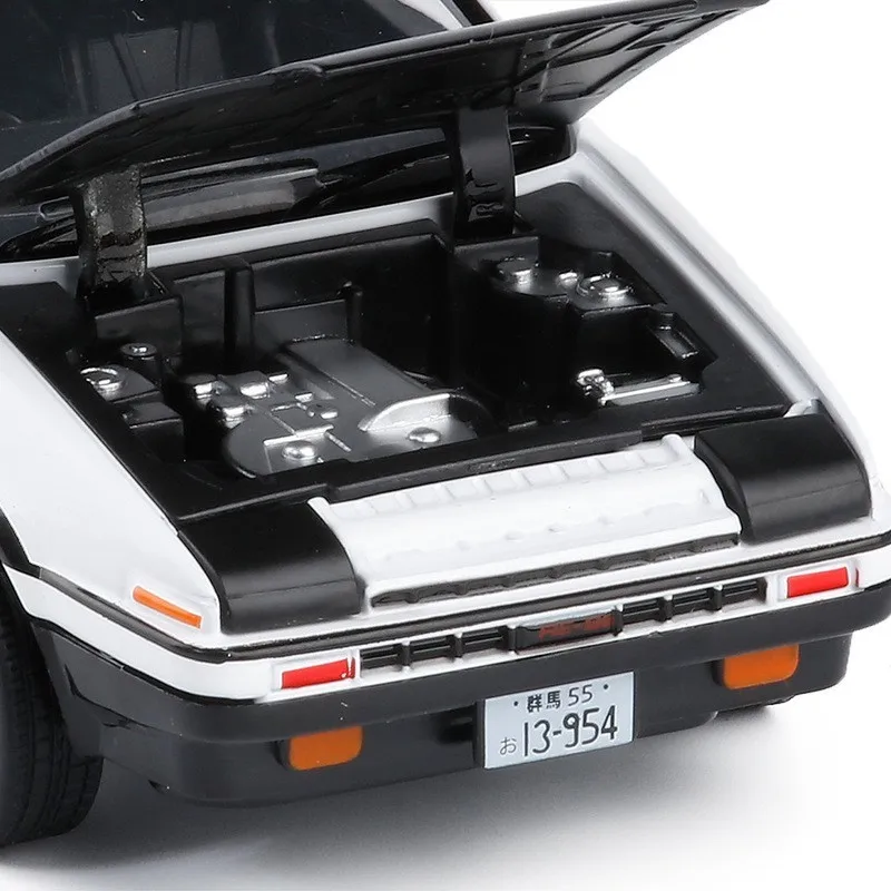 1:32 Cartoon Initial D AE86 Литые металлические автомобили модели автомобилей RX7 вытяжной