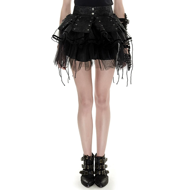 Punk Leuke Lolita Mini Rok Vrouwelijke Zwarte Kleur Twee Stuk Pettiskirt Hoge Taille Vrouwen Lederen Spliced Button Rok Mode rokken Punk Leuke Lolita Mini Rok Vrouwelijke Zwarte Kleur Twee Stuk Pettiskirt Hoge Taille Vrouwen Lederen Spliced Button Rok Mode rokken