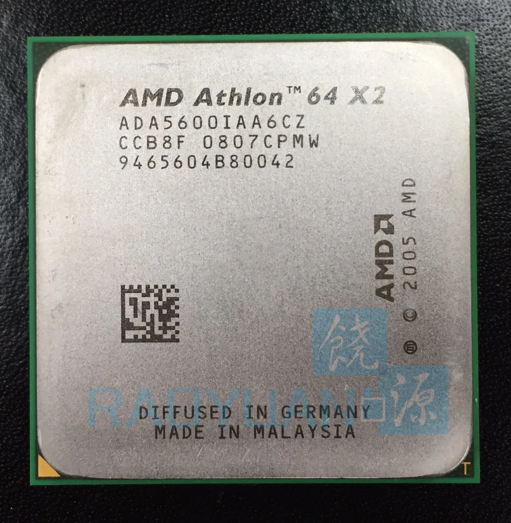 AMD Athlon 64 X2 5600+ 2.8 GHz Dual Core CPU Processor ADA5600IAA6CZ ...