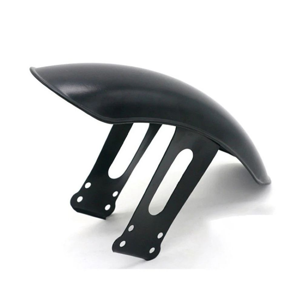 

1pcs Black Retro Motorcycle Front Fender Mud Flap Guard Metal Feet Before Mud Fenders Motorcycle Mudguards