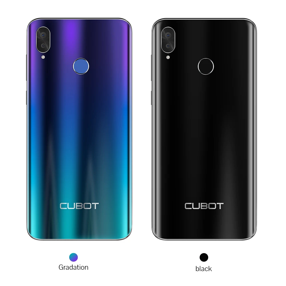 Cubot R15, экран капли воды MT6580P, четырехъядерный, Android 9,0, смартфон, 2 Гб ОЗУ, 16 Гб ПЗУ, отпечаток пальца, мобильный телефон, 3000 мАч