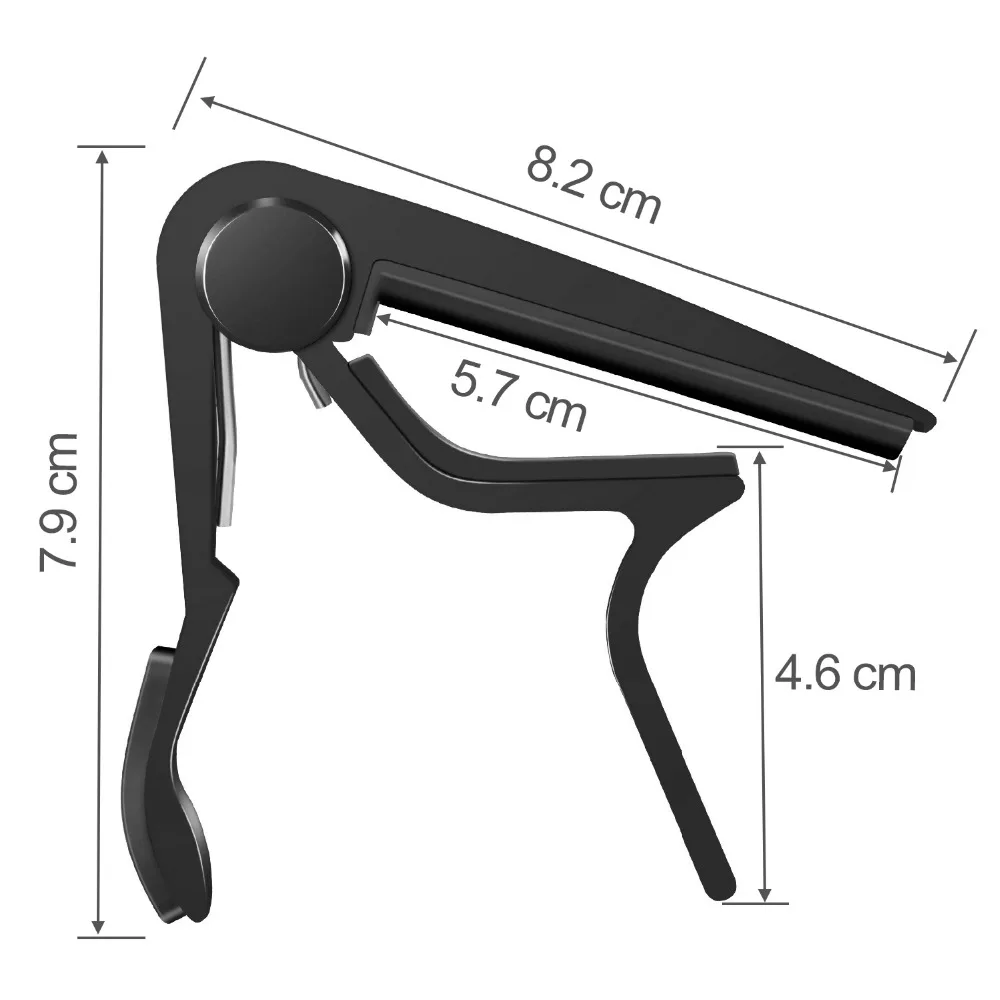 Donner Гитара Capo+ 4 клика триггер быстрая замена зажима ключ Capos электрическая акустическая гитара укулеле Капо Аксессуары Новое поступление
